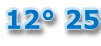 12° 25’ O